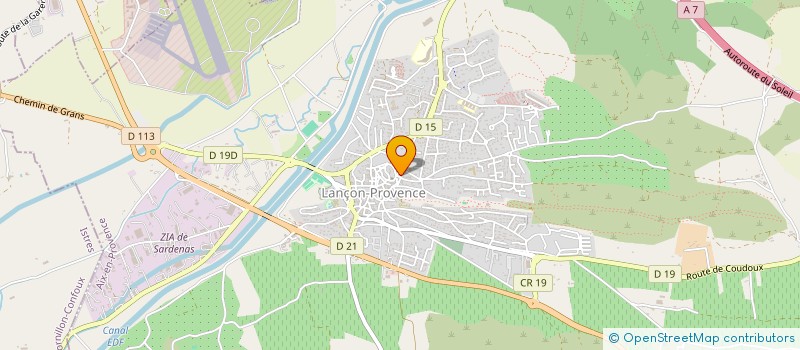 localisation de l'entreprise MADAME LYDIE SOUILLAC  LANCON-PROVENCE