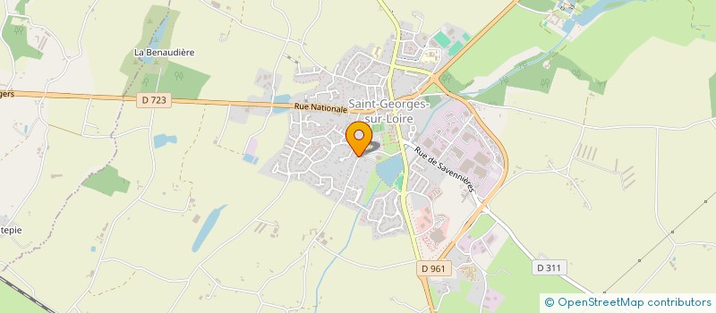 localisation de l'entreprise MADAME LYDIE SPINAR  SAINT-GEORGES-SUR-LOIRE