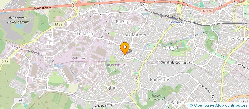 localisation de l'entreprise MADAME LYDIE STIRER à COLOMIERS