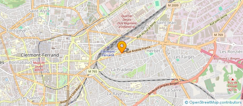 localisation de l'entreprise MADAME LYDIE SZYMASZEK  CLERMONT-FERRAND