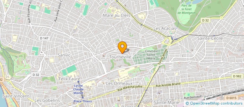 localisation de l'entreprise MADAME LYDIE TACITE  LE HAVRE