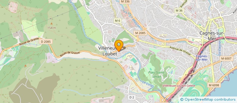 localisation de l'entreprise MADAME LYDIE TALKI  VILLENEUVE-LOUBET