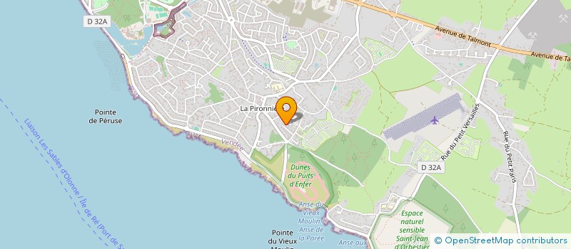 localisation de l'entreprise MADAME LYDIE TALLINEAU à LES SABLES D'OLONNE