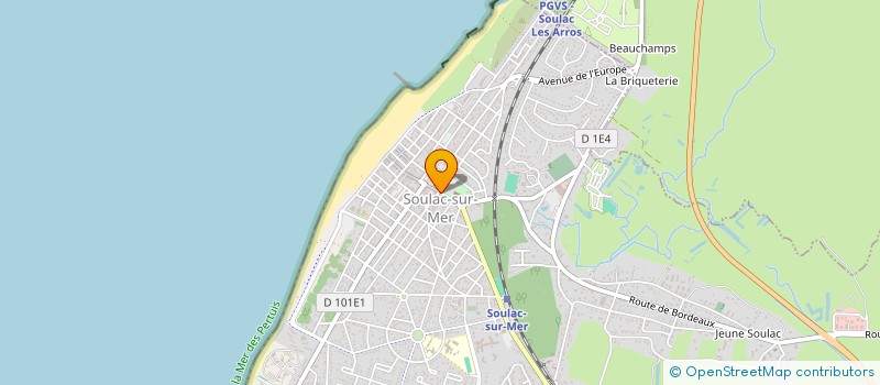 localisation de l'entreprise MADAME LYDIE TANGUY  SOULAC-SUR-MER