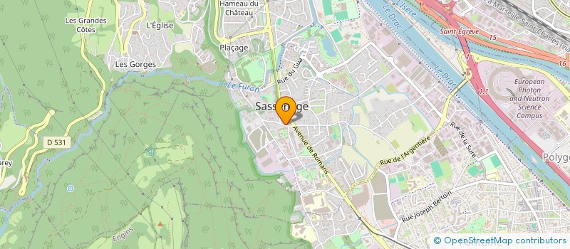 localisation de l'entreprise MADAME LYDIE TERMAT  SAINT-EGREVE