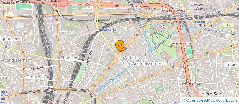 localisation de l'entreprise MADAME LYDIE THEOPHIN  PARIS