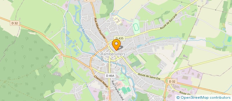 localisation de l'entreprise MADAME LYDIE THIRIET  RAMBERVILLERS