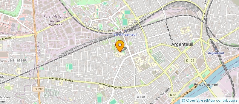 localisation de l'entreprise MADAME LYDIE TISBA  ARGENTEUIL