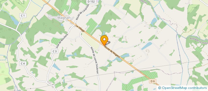localisation de l'entreprise MADAME LYDIE TOUCHEBOEUF  MAGNAN