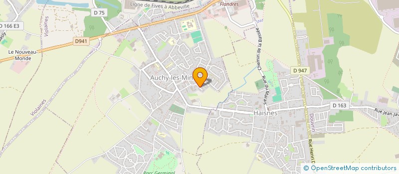 localisation de l'entreprise MADAME LYDIE TOURBIER  AUCHY-LES-MINES