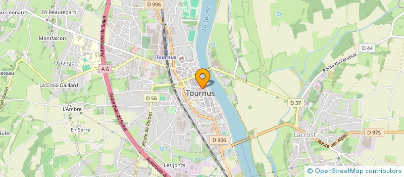 localisation de l'entreprise MADAME LYDIE TRAN à TOURNUS