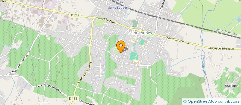 localisation de l'entreprise MADAME LYDIE TRATSAERT à SAINT-LOUBES
