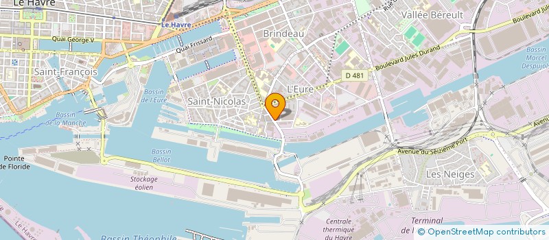 localisation de l'entreprise MADAME LYDIE TRICOIRE  LE HAVRE