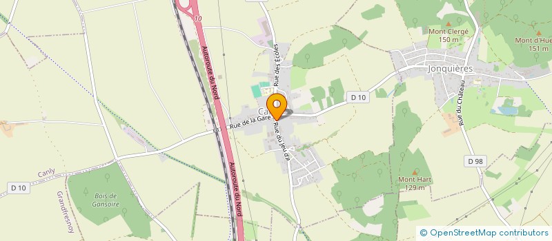 localisation de l'entreprise MADAME LYDIE VALADE  CANLY