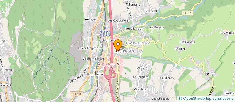 localisation de l'entreprise MADAME LYDIE VALETTE à GRESY-SUR-AIX