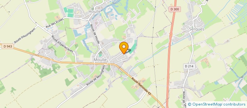 localisation de l'entreprise MADAME LYDIE VANDAMME  MOULLE