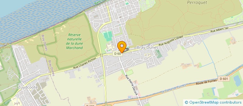 localisation de l'entreprise MADAME LYDIE VERMERSCH  BRAY-DUNES