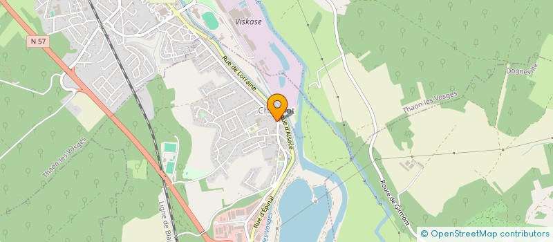 localisation de l'entreprise MADAME LYDIE VERNIER  CHAVELOT