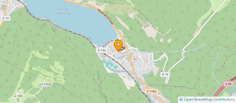 localisation de l'entreprise MADAME LYDIE VINCENT à NANTUA