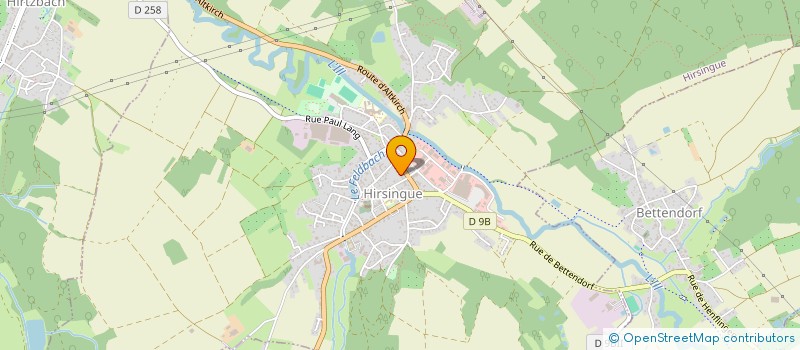 localisation de l'entreprise MADAME LYDIE VOISIN  HIRSINGUE