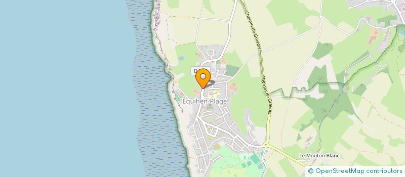 localisation de l'entreprise MADAME LYDIE WALLE  EQUIHEN-PLAGE