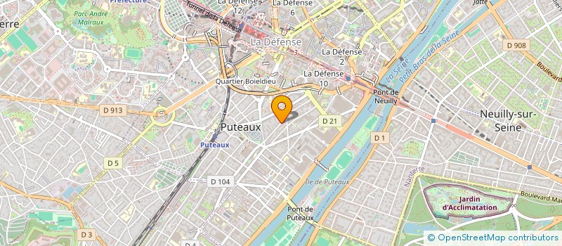 localisation de l'entreprise MADAME LYDIE WALLON à PUTEAUX