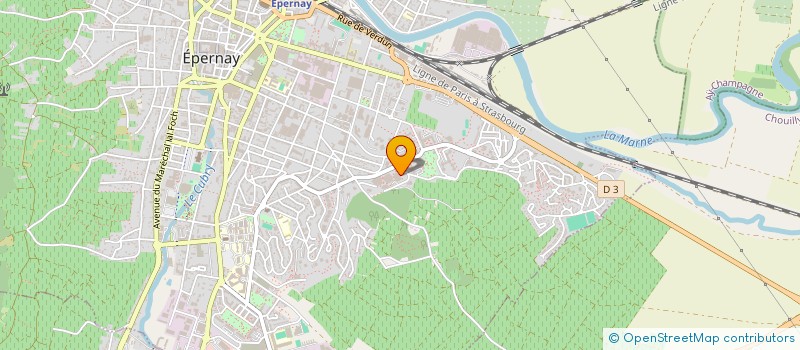 localisation de l'entreprise MADAME LYDIE YON  EPERNAY