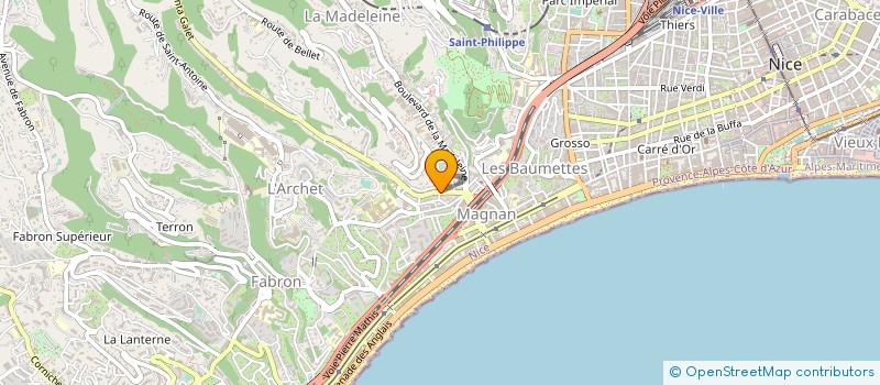 localisation de l'entreprise MADAME LYDIE ZOTTELE à NICE