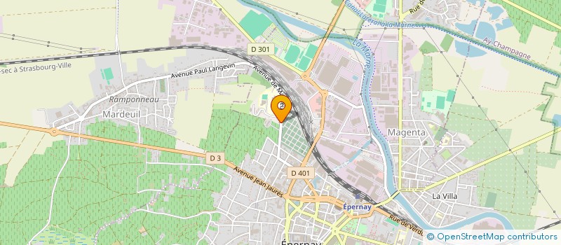 localisation de l'entreprise MADAME LYDIE ZRAK  EPERNAY