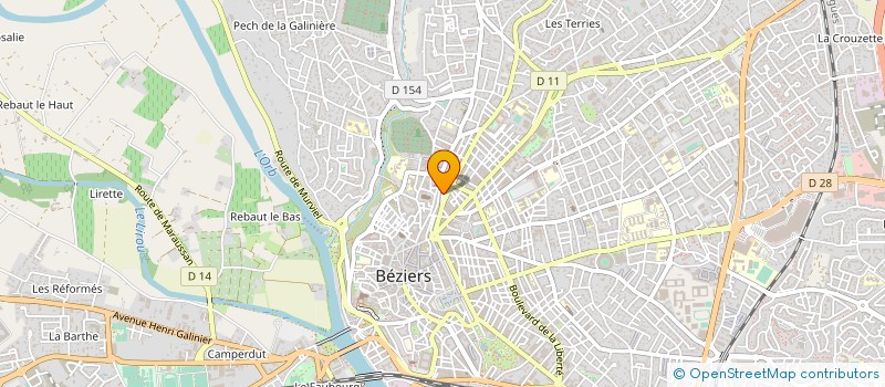 localisation de l'entreprise MADAME LYDIENNE ASSOUKOUMA à BEZIERS