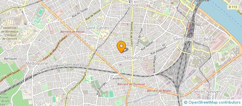 localisation de l'entreprise MADAME LYDIENNE NOULEMI à BORDEAUX