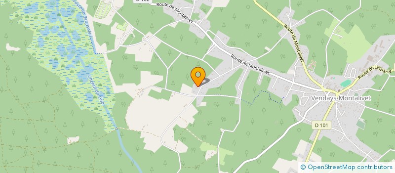 localisation de l'entreprise MADAME LYDINE LE ROUX  VENDAYS-MONTALIVET