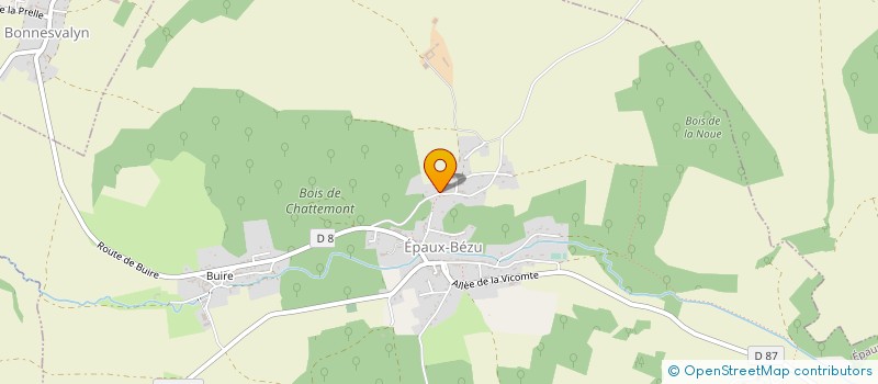 localisation de l'entreprise MADAME LYDIWINE COP  EPAUX-BEZU