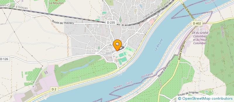 localisation de l'entreprise MADAME LYDWINE DRAI  ARAMON