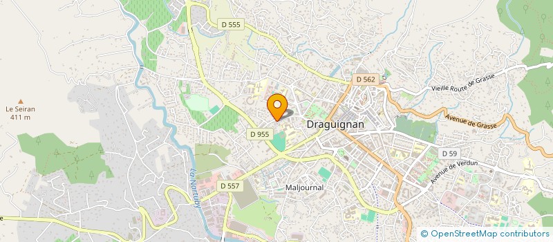 localisation de l'entreprise MADAME LYGIE RASAMOELINA à DRAGUIGNAN