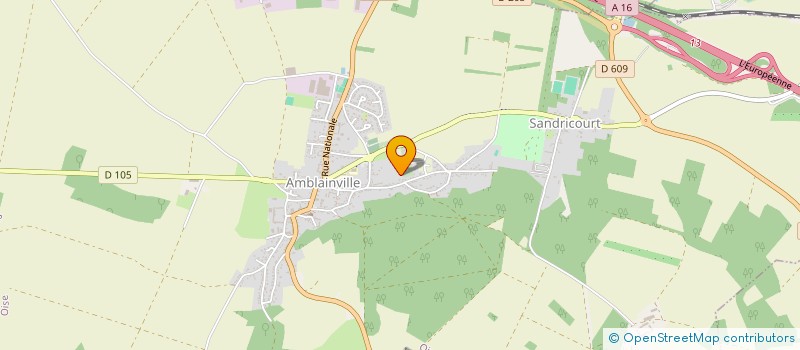 localisation de l'entreprise MADAME LYLA AIT KHEDDACHE  AMBLAINVILLE