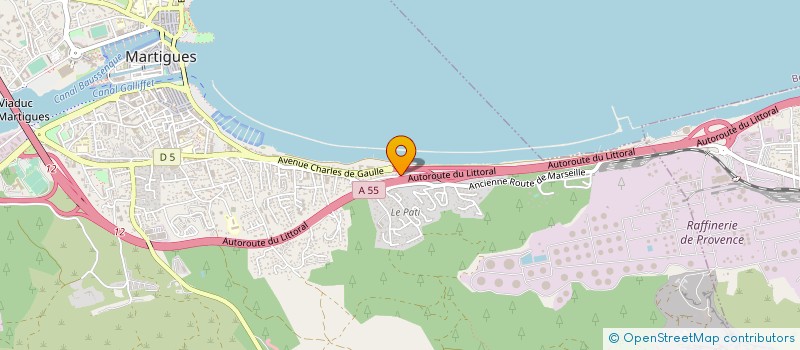 localisation de l'entreprise MADAME LYLA BELGHOMARI  MARTIGUES