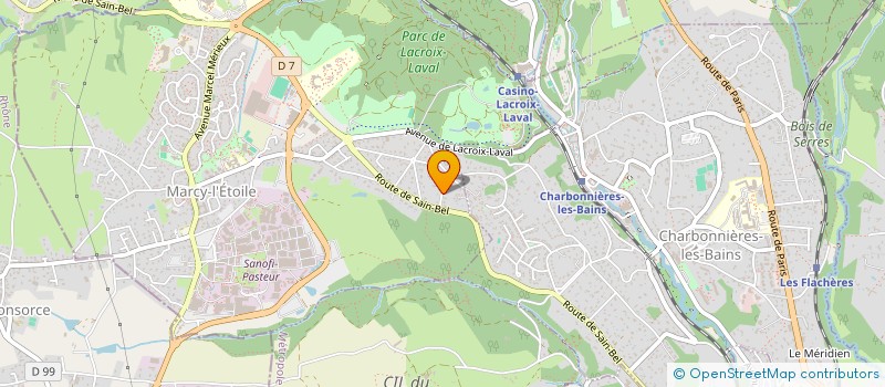 localisation de l'entreprise MADAME LYLA CATROUX  MARCY-L'ETOILE