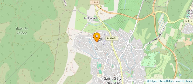 localisation de l'entreprise MADAME LYLA FAVRE à SAINT-GELY-DU-FESC
