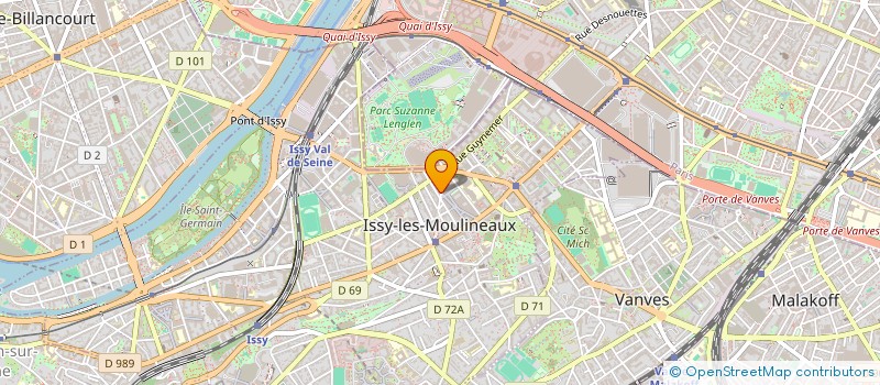 localisation de l'entreprise MADAME LYLI JAVELLE à ISSY-LES-MOULINEAUX