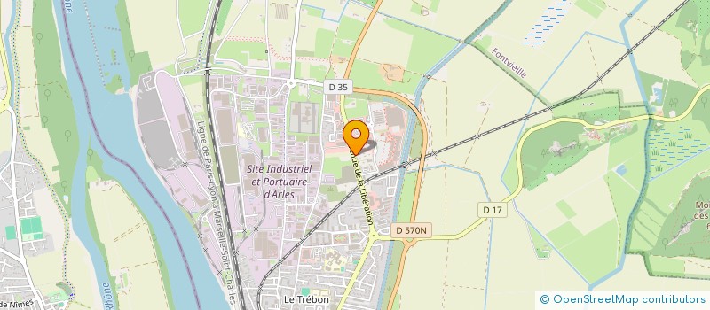 localisation de l'entreprise MADAME LYLIA BADDOU-VIDAL  ARLES