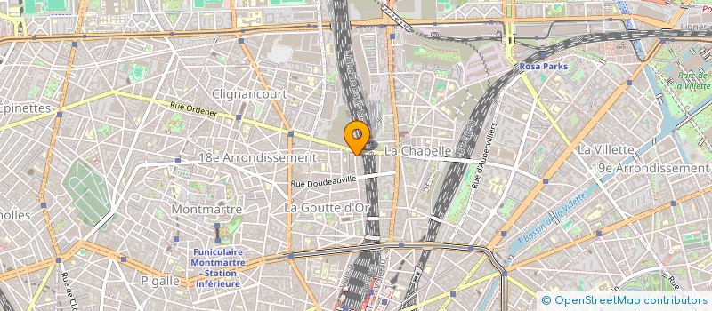 localisation de l'entreprise MADAME LYLIA BASLIMANE  PARIS