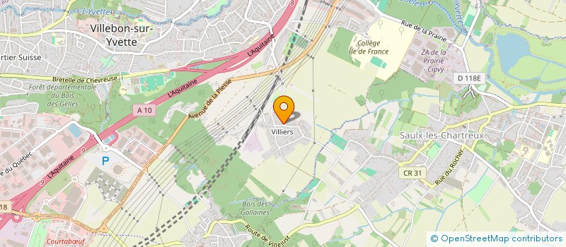 localisation de l'entreprise MADAME LYLIA BEJAOUI à VILLEBON-SUR-YVETTE