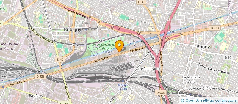 localisation de l'entreprise MADAME LYLIA HAMAMI  BOBIGNY
