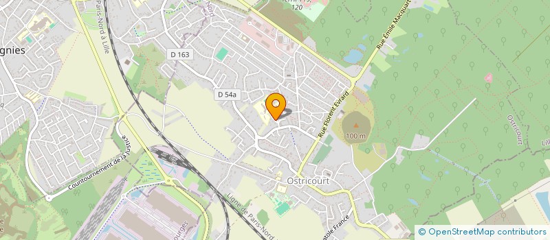 localisation de l'entreprise MADAME LYLIA HAMENI  OSTRICOURT