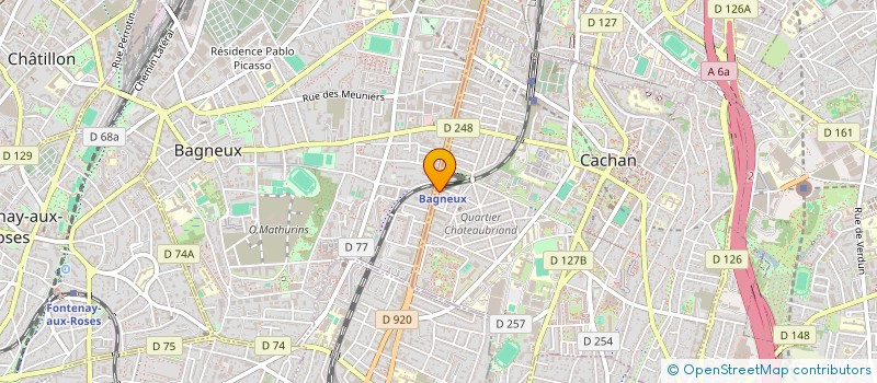 localisation de l'entreprise MADAME LYLIA MESRANE  PANTIN