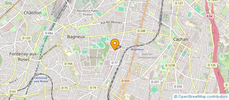 localisation de l'entreprise MADAME LYLIA OUACHEK à BAGNEUX