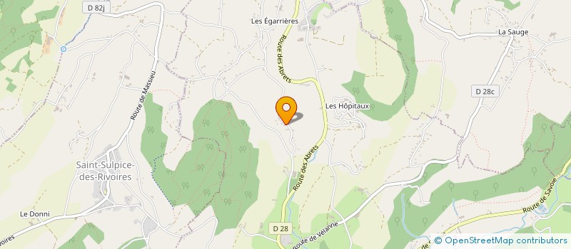 localisation de l'entreprise MADAME LYLIANE CHOROT  SAINT-GEOIRE-EN-VALDAINE