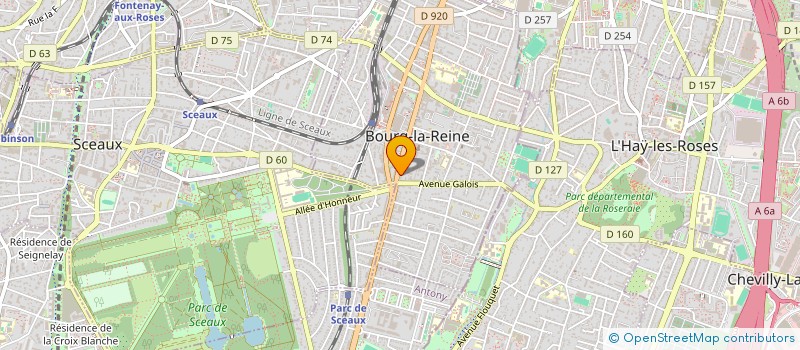 localisation de l'entreprise MADAME LYLIANE FOUGNE à BOURG-LA-REINE