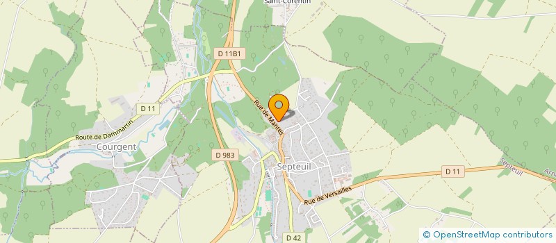 localisation de l'entreprise MADAME LYLIANE LEBORGNE à SEPTEUIL